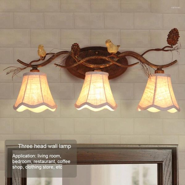 Applique murale TEMAR moderne rétro applique LED créative oiseau décor miroir lumière pour la maison salon chambre chevet couloir