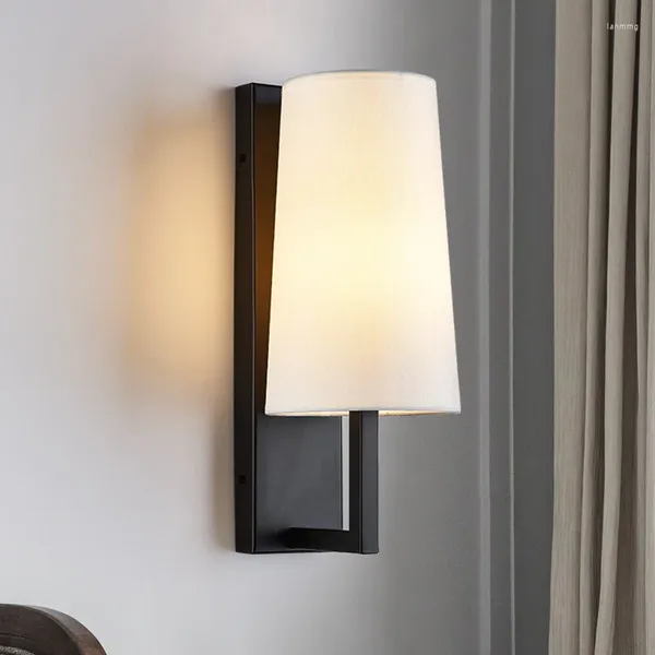 Lámpara de pared Trípode Luz de piso Lámparas de bambú Candelabro retro Hierro forjado Arco moderno