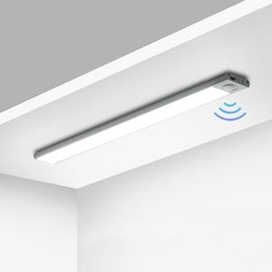 Lámpara de pared para debajo de la luz del gabinete, ligera, 800/1000/1100mAh, tira de LED portátil para armario, disipación nocturna de la oscuridad