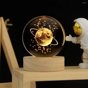 Wall Lamp USB Sky Galaxy Crystal Ball Night Light Kids Led Base Change Birthday Love Gift for Teens Boys Girls Meditation