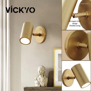 Wall Lamp Vickyo 2024 Noordse moderne LED -lamp Breng lampen in interieur aan voor kinderkamer decoratie woonslaapkamer decor