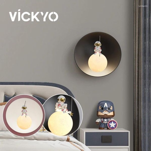 Lámpara de pared Vickyo Modern LED Interior Light Luces creativas Luces de noche para niños Decoración de la sala del dormitorio