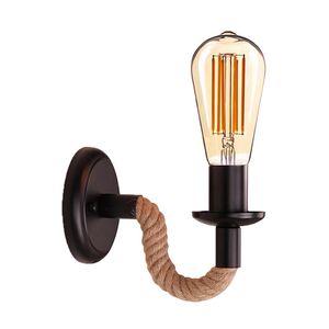 Applique Vintage Ferme Appliques Éclairage Rustique Industriel Luminaire Intérieur Corde Lampes Pour Bar Porche GarageMur LampeMur