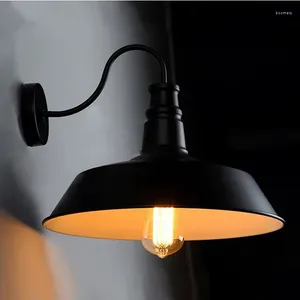 Wandlamp Vintage industriële led-licht Amerikaanse ijzeren kunstlampen voor slaapkamer woonkamer gangpad restaurant balkon decor