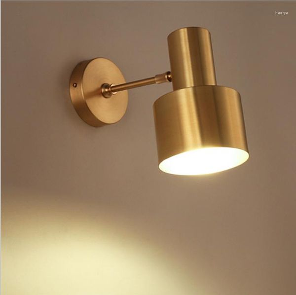 Lámpara de pared Vintage Industrial Plomería Antler Sconce Brazo oscilante Velas de luz Polea de madera antigua Iluminación de cristal