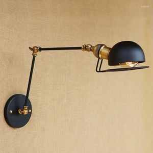 Wandlamp Vintage Loft Style Industrial Light Home Lighting Verstelbare Swing Lange Arm Retro SCONCE LAMPARAS DE PARED