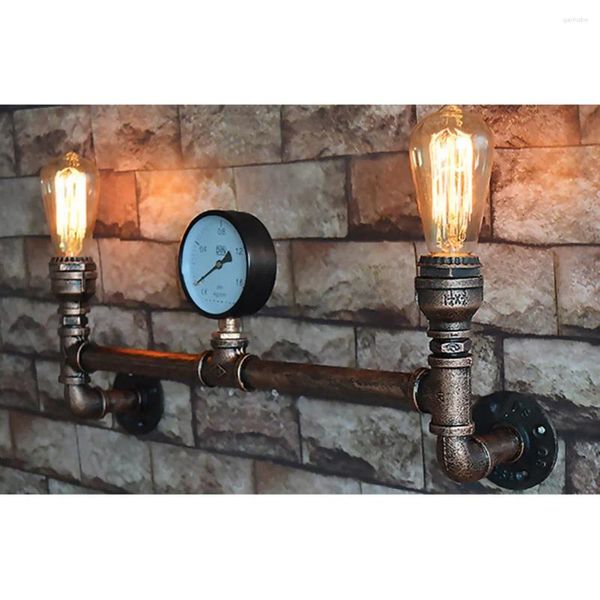 Lampe murale vintage loft water pipe e27 bar restaurant feux industriels luminaires luminaire luminaire steampunk