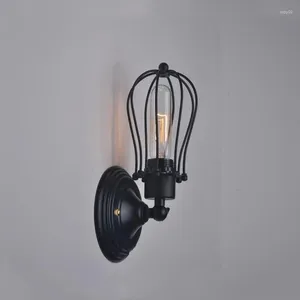 Lampe murale vintage mini base e26 / e27 industriel léger rétro ajusté les lumières de bar à la barre d'éclairage