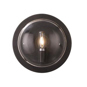 Wandlamp Vintage Round Clear Glass SCONCE DINING ROOM Studie Industrial Lighting
