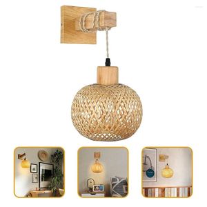 Wandlamp Vintage schans Houten boerderij Slaapkamer Woonkamer Decoratieve verlichting Eetkamerverlichting