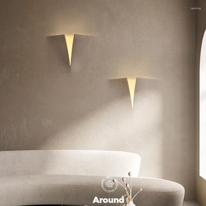 Wall Lamp Wabi-Sabi Embedded Light Modern Living Room zonder hoofdhulpprogramma's Creative Borderless Gypsum