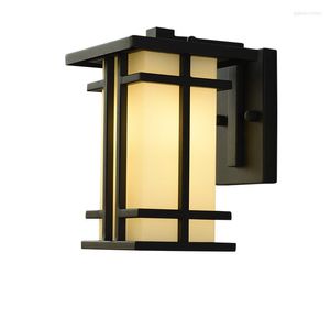 Wandlamp loopbrug tuin waterdichte verlichtingsarmaturen veranda outdoor Amerikaanse land terras sconce tuin verlichting