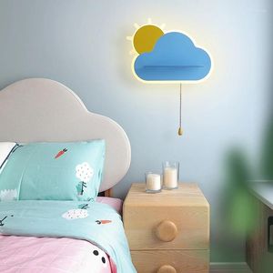 Applique murale garçon ou fille chambre d'enfant chambre Table de chevet lampes Table de chevet applique Led