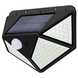 Lampe murale - White blanc 128 Capteur de mouvement de lumière solaire LED LED