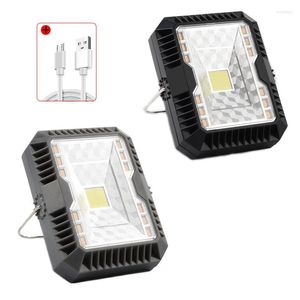 Wandlamp Waterdichte LED Camping Licht 3 Modi Solar USB Oplaadbare draagbare tent noodgeval voor buitenwandeltuin