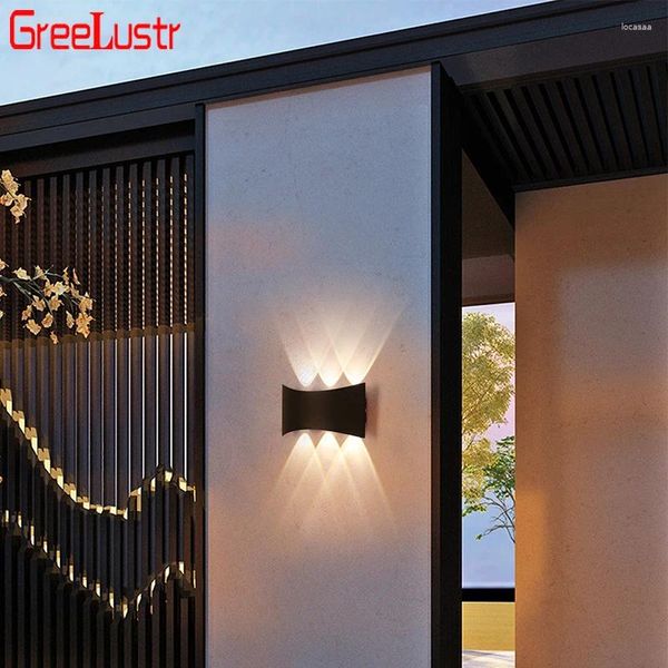 Lampe murale LED imperméable LED extérieure multi-tampes Lights Corridor Modern Corridor Escalier Lights pour les lampes de jardin de terrasse