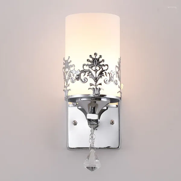 Applique murale en cristal doré, éclairage de chevet de chambre à coucher de haute qualité, moderne et Simple, luminaire décoratif d'intérieur, vente en gros