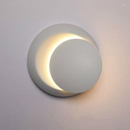 Wandlamp groothandel led moderne slaapkamer versier spiegelverlichting trap lagen achterste ronde lampen bedlicht licht