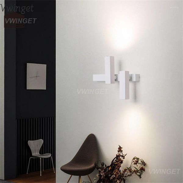 Applique murale sans fil Led allée lumières couloir à côté de l'éclairage lecture tête de lit intérieur nordique Spot moderne