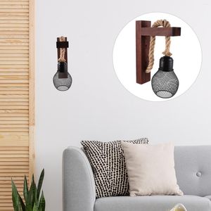 Wandlamp Houten Hanglamp Rustiek Retro Decor Eettafel Kamerarmaturen Boerderij Blaker Ijzeren Lampen Nachtkastje Mount