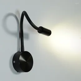 Wandlamp ZK50 Led-slangspot Nachtkastje Studeren Lezen Kleine moderne gang Studio 360 graden schommel