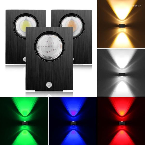 Lampes murales 10PCS 5W 10W Moderne Led Étanche Lampe Murale Simple Extérieur Double Face Éclairage