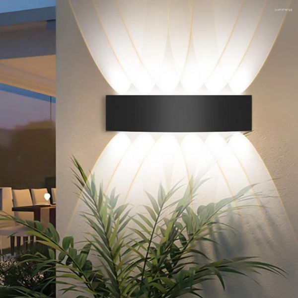 Lámparas de pared 4W 8W LED Luz inalámbrica Interior Lámpara de diseño moderno AC85-265V IP65 Jardín impermeable para dormitorio Escalera Sala de estar