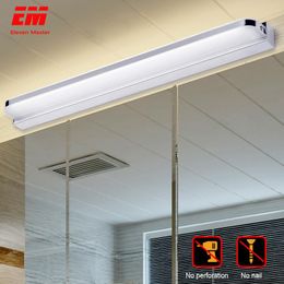 Lámparas de pared 9W 12W 16W 20W Luz Led moderna Espejo de baño AC 90-265V Lámpara impermeable Aplique Accesorios de tocador XJQ0004