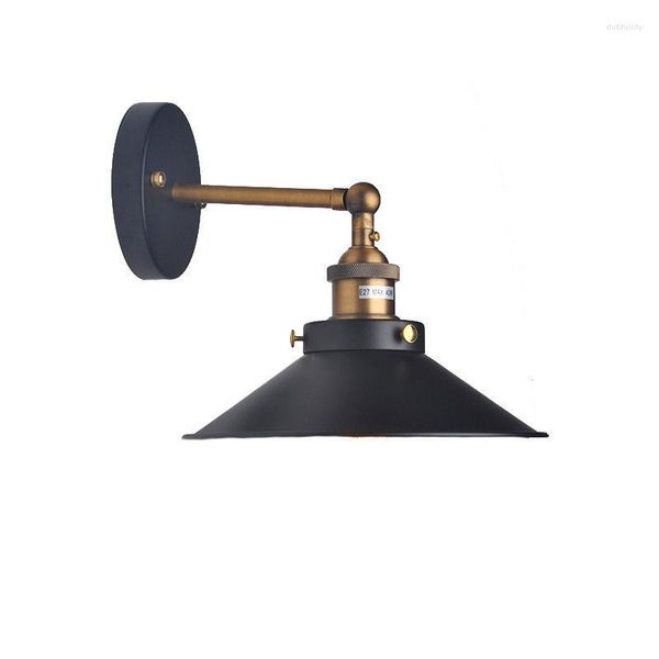 Lampes murales Artpad américain industriel noir lampe luminaire intérieur enfichable pour salon chevet Loft escalier E27 prise