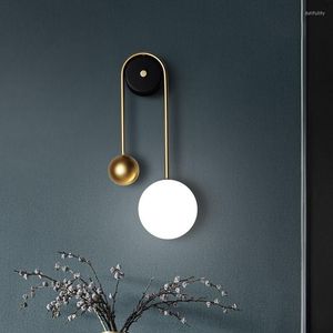 Wandlampen Artpad Design Lamp LED LICHT Minimalistische woonkamer Buur Slaapkamer Achtergrond Warm Witte SCONCE