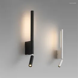 Wandlampen bedlamp 330 graden rotatie verstelbaar leeslicht met schakelaar minimalistische Noordse el kamer hoofdslaapkamer