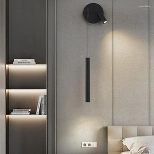 Lampes murales lampe de chevet nordique minimaliste salon fond spot lumière luxe LEDmodern chambre petit pendentif