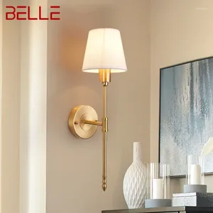 Wandlampen Belle American Brass Lamp indoor woonkamer slaapkamer bedkamer bed retro el corridor gang