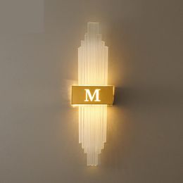 Lampes murales miroir en cristal contemporain étanche lumières intérieures salle de bain chambre El café nouveauté LED applique