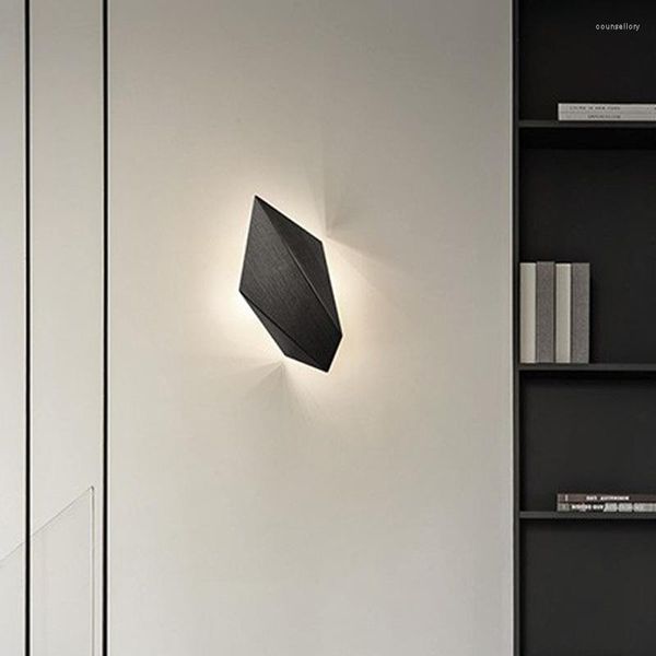 Lámparas de pared Creative Norcid Lamp Sconce para dormitorio Armarios Decoración Escalera Espejo de baño Luces Modern Home LED Lighting Fixture