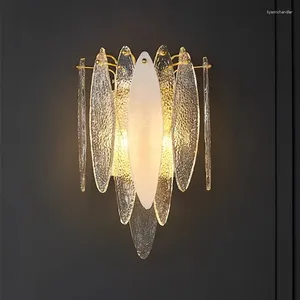 Lampes murales lampe en cristal lumière de luxe moderne salon fond chambre chevet couloir LED applique G9