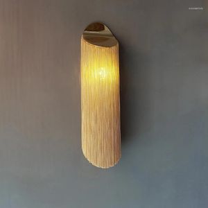 Lámparas de pared E14 Atlantis italiana, lámpara de cadena dorada/plateada para dormitorio, sala de estar, pasillo, Loft, apliques de espejo, iluminación LED decorativa para interiores