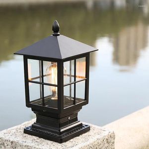 Wandlampen Europese waterdichte pijlerlamp Villa binnenplaats poort kolom buitenlicht tuinlandschap verlichting