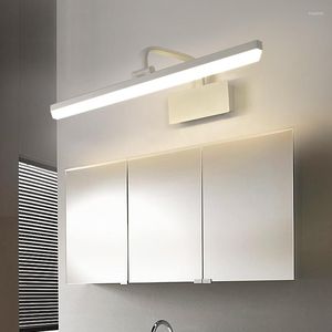 Appliques FSS Moderne LED Miroir Lampe Simple Noir Ménage Vanité Toilette Salle De Bains