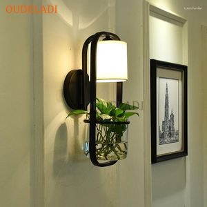 Wandlampen glas plant tuin dineren woonkamer corridor sconce decor luminaires hydroponics sappige lamp armatuur