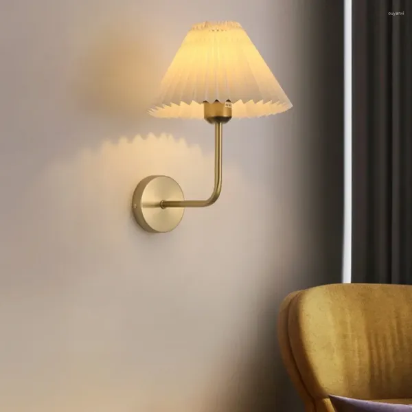 Lampes murales résistance à haute température simple lampe de luxe moderne rétro avec lumière de lecture
