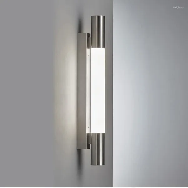 Lámparas de pared Decoración interior para el hogar Luz LED para sala de estar Lámpara de tipo largo Scone moderno Accesorio de iluminación de tubo nórdico