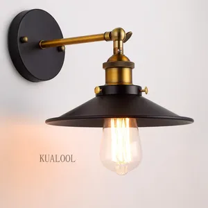 Lampes murales Industriel Vintage American Loft Sconce Intérieur Décoratif Fer Art Luminaire Idéal Pour Chambre Chevet Café Éclairage