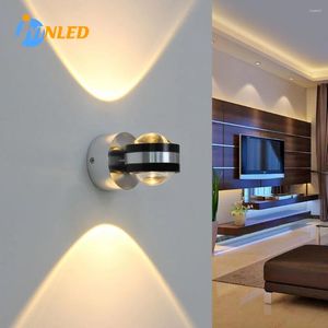 Wandlampen lamp Home verbetering indoor verlichting muur gemonteerde aluminium AC85V-265V6W moderne minimalistische LED