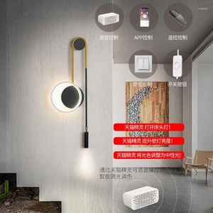 Wandlampen Lantaarn SCONCES Woonkamer Sets Was Decor Lampen Moderne zwarte buitenverlichting LED -lamp Schakelaar