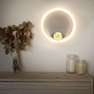 Wandlampen LED LAMP MODERNE ACRYLISCHE LICHTING BELAND GEBRUIK COORNECTURS VOOR LIDE ROOM INTERIEUR SLAAPKAMER Decoratie