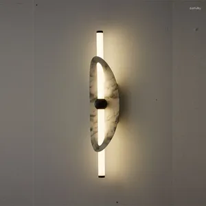 Wandlampen LED -Lichten Creatieve en minimalistische moderne woonkamer Slaapkamer Trap Acryllijn Bedlichtingsarmaturen