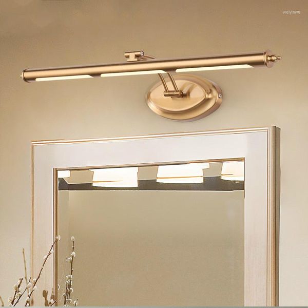 Appliques Led Miroir Avant Lampe Tête Réglable Salle De Bains Applique Peinture Éclairage Chambre Toilettes Maquillage Lumière Loft Décor WF1013