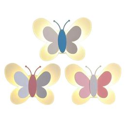 Lámparas de pared Lámpara de aplique LED Mariposa Luz cálida Accesorios de iluminación minimalistas montados en la pared para el hogar Loft Decoración de escaleras interiores 239w