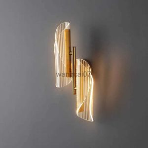 Wandlampen Lodooo Moderne Led Wall Lights for Living Room Slaapkamer Bedmuur Wandlamp Foyer Entrance Corridor Gold SCONCE LAMP HKD230814